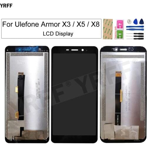 For Ulefone Armor X3 X8 X5 LCD Display Touch Screen Digitizer Assembly Repair Panel Parts Free Shipping Good Quality