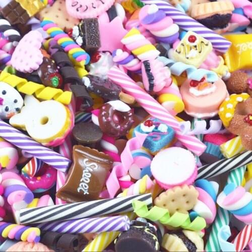 Felicoalice 10pcs Cake Milk Puff Mud Slime Scented Stress Clay Candy Donut Toy Sludge Slime 2018 Brusting Christmas Gift