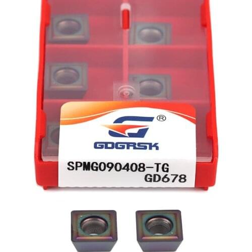 SPMG050204-TG SPMG060204-TG CNC Lathe Tool U Drill Milling Cutter SPMG07T308-TG SPMG090408-TG SPMG110408-TG GD678 Carbide Insert