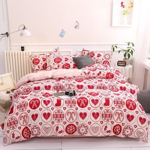 My sweet heart duvet cover sheet set king queen double twin single bed linen set