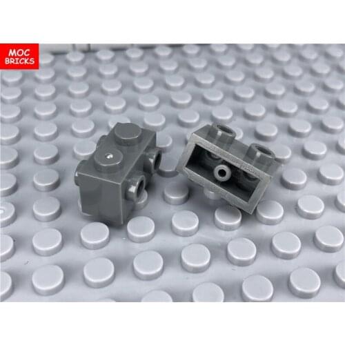 100pcs/lot MOC Bricks DIY Modified 1 x 2 with Studs on 2 Sides fit with 52107 Educational toys Building Blocks Kids Gifts