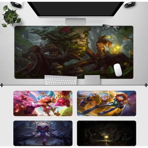 Girly League of Legends Ivern Mouse Pad Gamer Keyboard Maus Pad Desk Mouse Mat Game Accessories For Overwatch