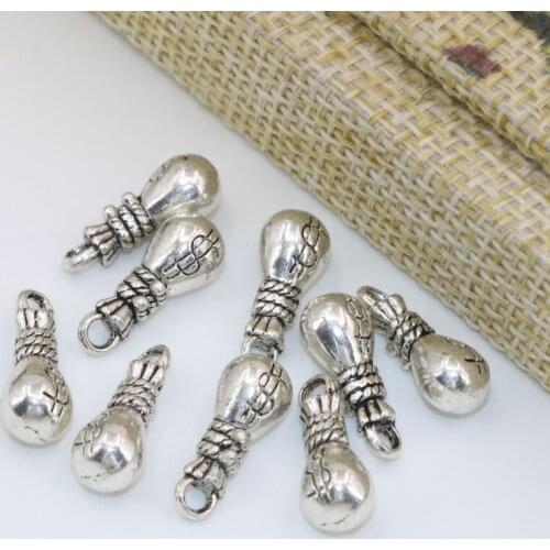 Wholesale Price 50pcs 6 Shape Accessories Beads Flower Fishes Round Spacer Square Jewelry Finding Silver-Color Gold-Color B2531