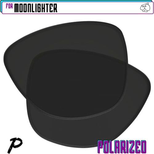 EZReplace Polarized Replacement Lenses for - Oakley Moonlighter Sunglasses - Black P