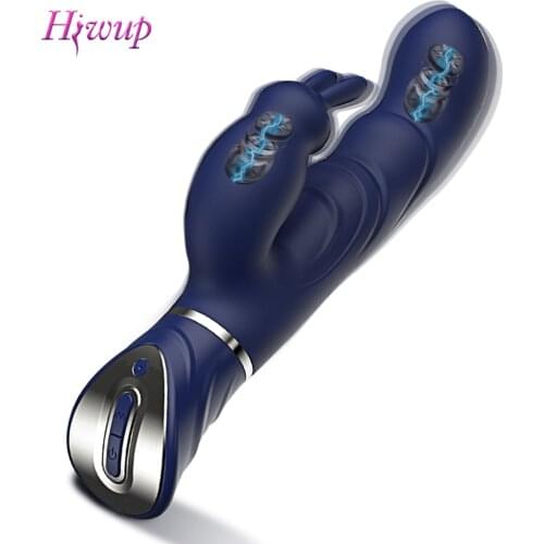 Super Powerful Rabbit G Spot Vibrator for Women 9 Speeds Clitoris Stimulation Dildo Penis Vibrator Sex Toys for Couples Adults
