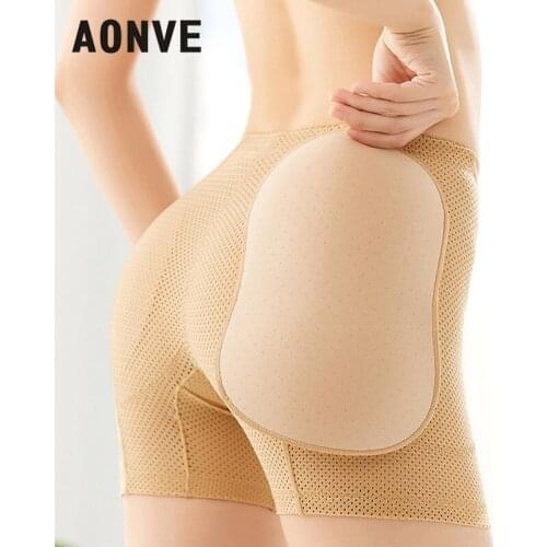 Flat Belly Sheathing Panties Padded Women Push-up Panties Sexy Lingerie Body Shapewear Women Hole Breathable Black Underwear