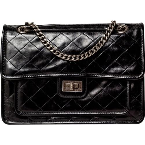 Big Capacity Women Bag New Fashion Shoulder Handbag Metal Chain Designer Crossbody Bag For Women