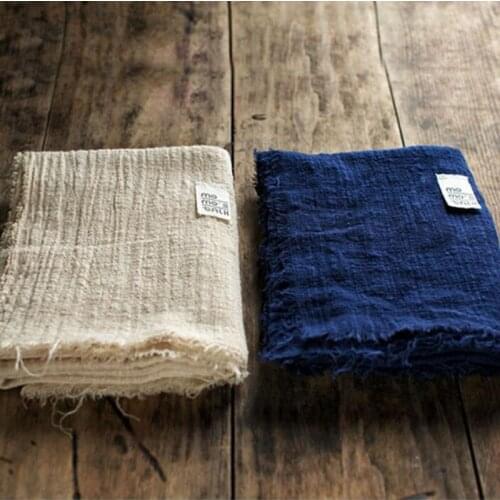 Nordic Plain ZAKKA Linen Cotton Table Napkins Tea Towels Solid Color Home Kitchen Dishcloth Table Decoration ZA6903