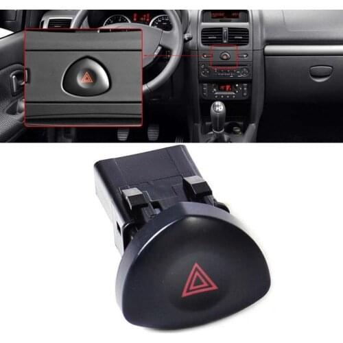 Renault Clio II Hatchback Parts 2001-2003 2005 2006 8200442723 82000060036 Emergency Hazard Lights Control switch Warning Button