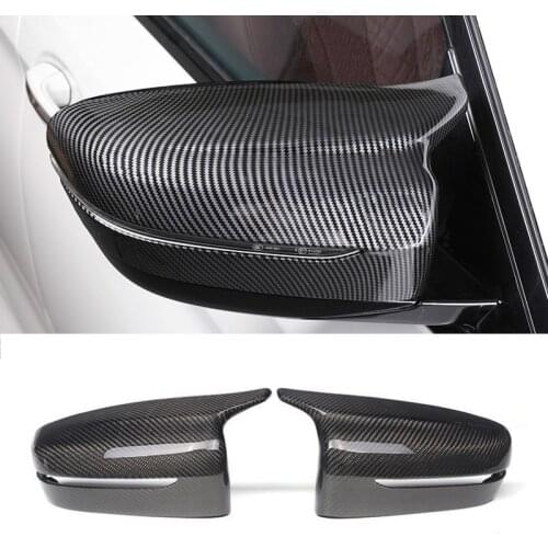 Replacement Mirror Cover For BMW 5 Series G30 G31 G11 G12 Side Rear Mirror Left Hand Driver Carbon Fiber ABS 2017 2018 2019