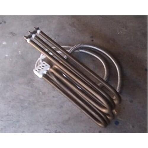 1pcs stainless steel heating element for industrial dryer water heating accessories electric tubular immersion heater 380V 3KW