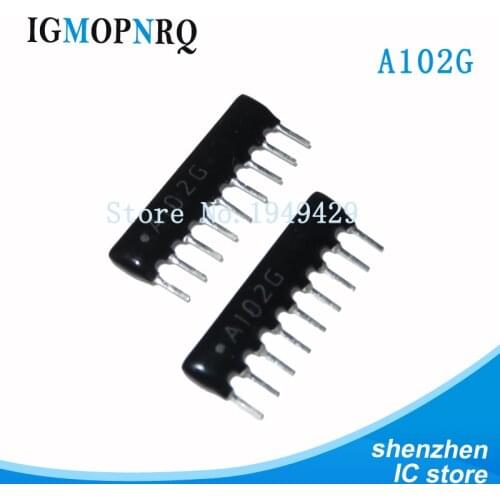 20pcs DIP exclusion 9pin 10K 1K 220 330 ohm 9 pin A103J A103G A102J A102G A221G A221J A331G A331J network resistor set