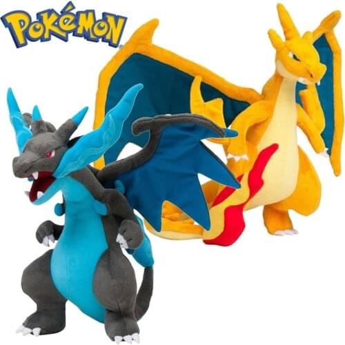 25cm Cool Pokemon Charizard Plush Doll Toys Kawaii Anime Movie Cartoon Pokémon Short Stuffed Dolls Model Cute Girls Kid Toy Gift