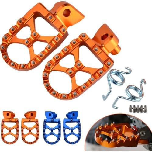 57MM Billet CNC Foot Pegs Footrests For KTM 125-990 EXC ECXF SX SXF SXC SMC ADVENTURE DUKE SM R T For Husqvarna FE FC TE TC