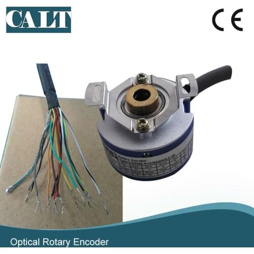 CALT GSM48 8mm hollow shaft or 9mm taper shaft 2500 pulse rotary encoder for 4 pairs poles servo motor