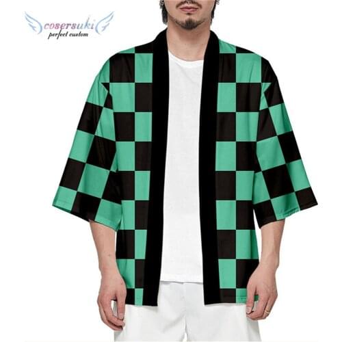 Demon Slayer: Kimetsu no Yaiba Tomioka Giyuu Agatsuma Zenitsu Kamado Stage Performance Clothes , Perfect Custom for You