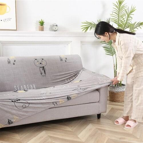 Stretch Sofa Cover Slipcovers Elastic All-inclusive Couch Case for Different Shape Sofa Loveseat Chair L-Style Sofa Case