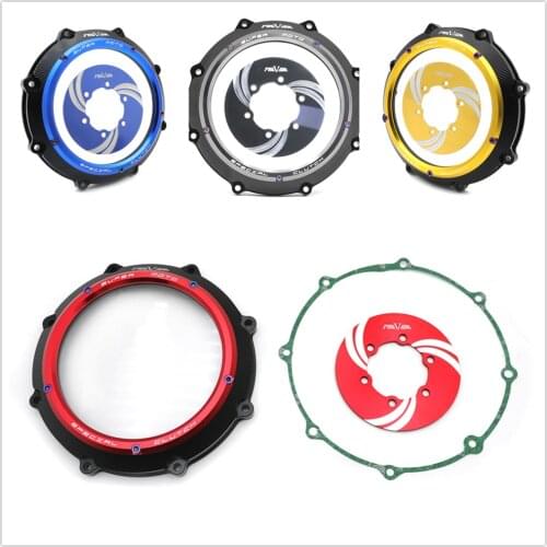 Racing Clutch Cover W/Spring Retainer RED For Yamaha Vmax 1700 2009-2020 2018 2019 Aftermarket Free Shipping Motorcycle Parts