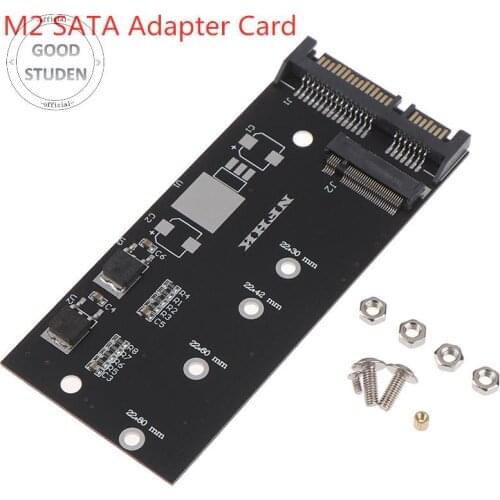 1set Efficiency M.2 SSD Convert Adapter Card AHCI SSD Upgraded Kit For SATA Revision (1.5/3.0/6.0 Gbps) NFGG