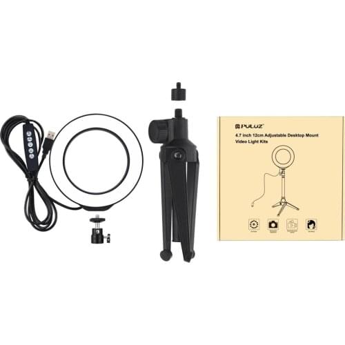 12cm Marquee Photography Lighting Phone Ringlight Tripod Stand Photo Led Selfie Bluetooth remote Ring Light Lamp TikTok Youtube