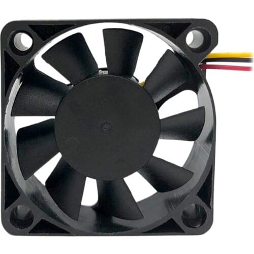 3 Pieces F5010 50mm Small Cooler Fan Computer Cooling Fan 12V Low Noise Desktop PC Case Fan 3 Pin Connector