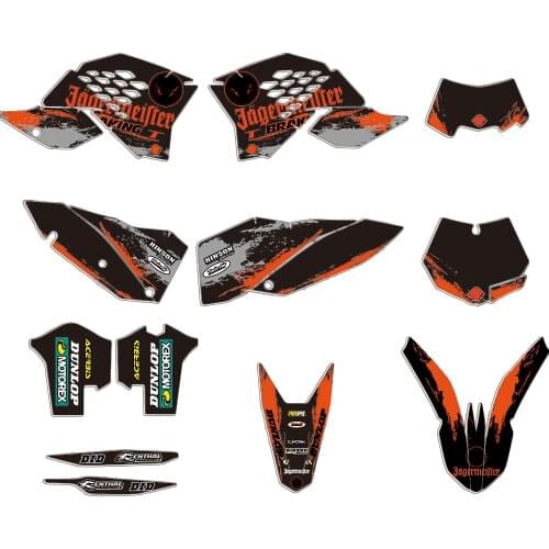 Decal for KTM EXC EXCF XCF 125 250 300 450 2008 2009 2010 2011 Motorcycle Graphic Sticker for KTM SX SXF 2007-2010