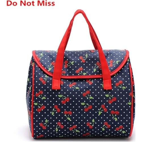 New listing Portable Thermal Bag Women / Men Lunch Bags Cooler Lunchbox Lady Handbag Children Kids Food Bag / Insulation Package
