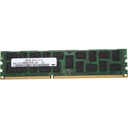 4GB DDR3 Memory RAM 2Rx4 PC3-10600R 1333MHz 1.5V REG ECC 240-Pin Server RAM for Samsung M393B5170FH0-CH9