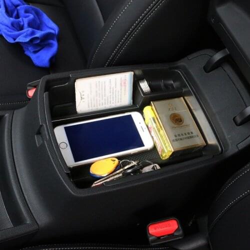 Car central storage box broadhurst armrest remoulded car glove storage box For Kia Sportage QL KX5 2016 2017