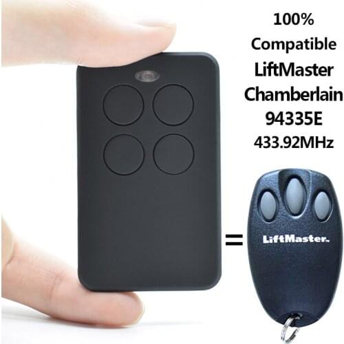 Liftmaster 94335E 1A5639-7 Garage Door Remote Control Rolling Code Clone Auto Scan 4CH Black Mini Gate Opener Duplicator On Sale