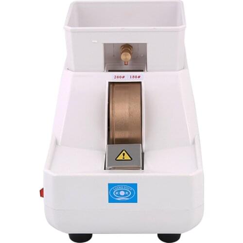 Hand Grinder Lens Polishing Machine Edge Grinding Machine with V Groove Thick and Thin Grinding Wheel Chamfering Machine 35WV