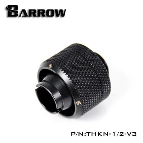 Barrow White Black Silver G1 / 4 1/2 "ID X 3/4" OD 13X19mm hose hand compression fittings water cooling fitting THKN-1/2-V3
