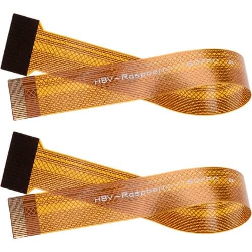 2Pcs/set 15CM Camera Ribbon Cable FFC Connection Cord For Raspberry Pi Zero W /1.3/ H