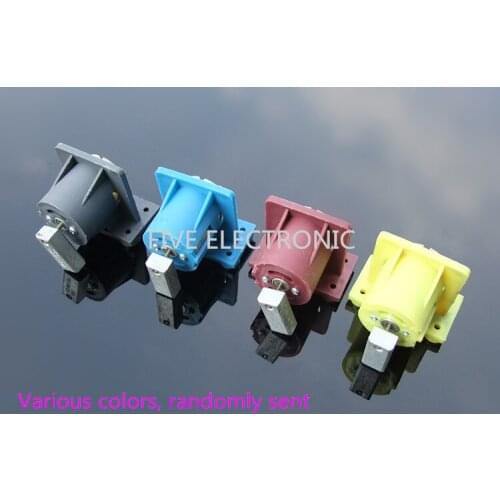 Vibration motor with housing base,Color shell 6-12V Strong vibration 385 motor,Use for massager/Feeding device DIY