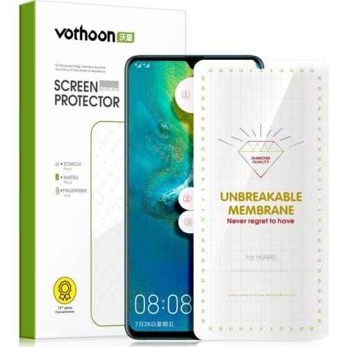 Vothoon Screen Protector For Huawei Mate 30 Pro 20 Pro 20X 30RS P40 Pro+ P30 P20 Lite Full Coverage Soft Screen Protective Film