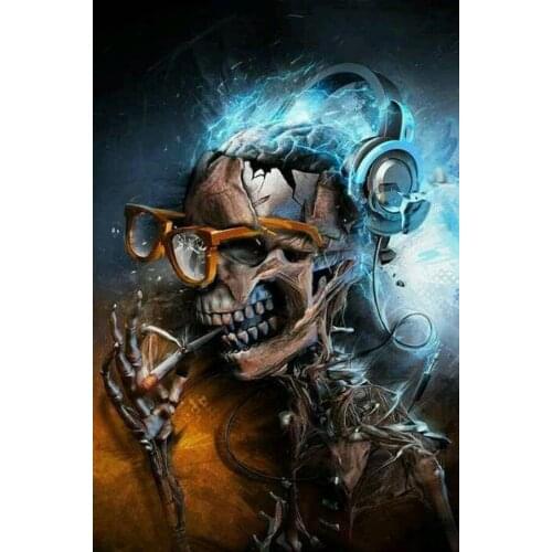 Needlework Full diamond embroidery skull stickers diamond mosaic Home Decoration diy 5d diamond painting Cross Stitch picture