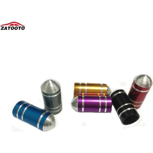 ZATOOTO (100 pieces /lot ) Wholesale American Valve Cap Aluminum Alloy Symphony Dust Cover Car Bicycle Tire Dust Car Accessories