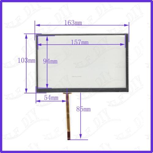 ZhiYuSun 163*103mm 7inch touch screen 163mm*103mm resistance screen Digital general touch screen this is compatible
