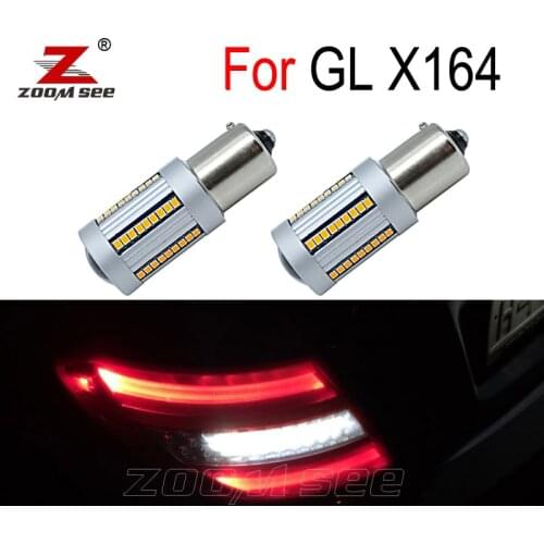 2pcs Canbus White LED Reverse Exterior lamp light bulb For Mercedes Benz GL X164 GL350 GL450 GL500 (2006-2015)