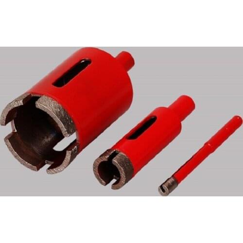 New 3PCS/set Diamond wet drill bit for marble/granite/brick/stone bit reamer drilling hole 6mm 8mm 10mm