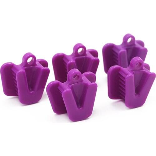 5pcs Dental Oral Occlusal Pad Silicone Mouth Opener Rubber Opener Retractor Intraoral Supporting Tip Intraoral Dental Equipment