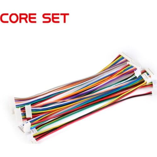 5PCS 100MM SH 1.0 Wire Cable Connector DIY SH1.0 JST 2/3/4/5/6/7/8/9/10 Pin Electronic Line Double Connect Terminal Plug 28AWG