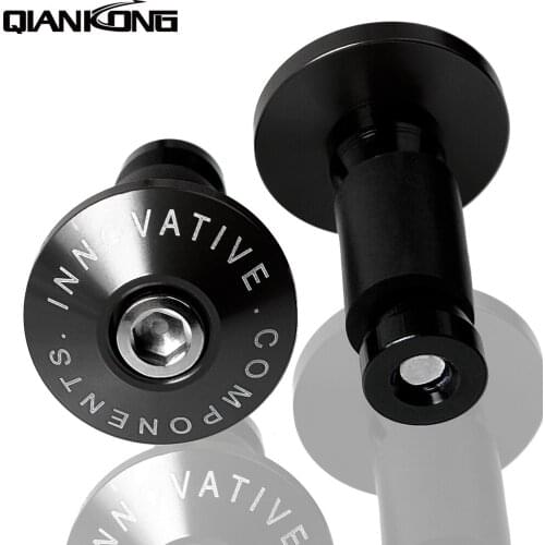 7/8"22 mm CNC motorcycle handlebar cap motocross handle bar grips ends for suzuki ducati honda bmw s1000rr 650nk bn600 lx650