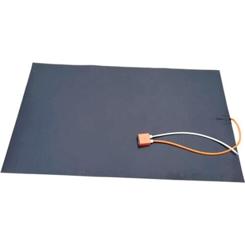 920*1620*1.5mm 110v 5000w black silicone heater for solar panel adhesive 1 side digital thermostat on wire 1000mm lead wire