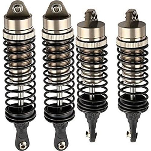 Shock Absorber for Traxxas Slash 4X4 Short Card Upgrade Front and Rear Shock Absorber Dampers for Traxxas SLASH 4X4 Upgrade 4 Pi