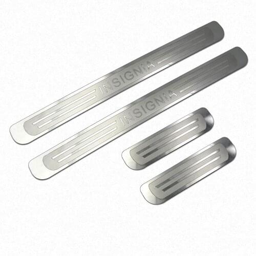 Car styling For Opel Vauxhall Insignia Car Door Sill Strip Accessories 2013-2020 Auto Protectors stainless steel Stickers