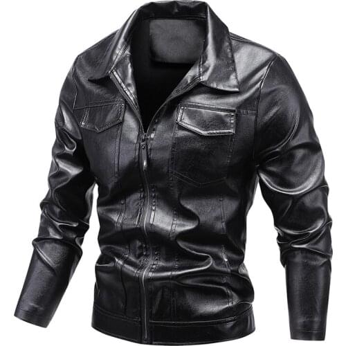 DBLUELOVE Men's Faux Leather Jackets