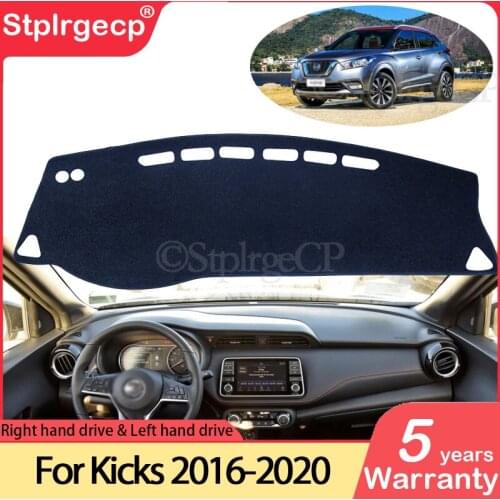 For Nissan Kicks 2016 2017 2018 2019 2020 P15 Anti-Slip Mat Dashboard Cover Pad Sunshade Dashmat Protect Carpet Car Accessories
