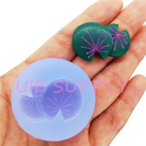 HYL433U Lotus Leaves Silicone Mold for Sugarcraft Cupcake Decorating Candy Chocolate Resin Art Soap Aromatherapy 30.8mm x 21.6mm