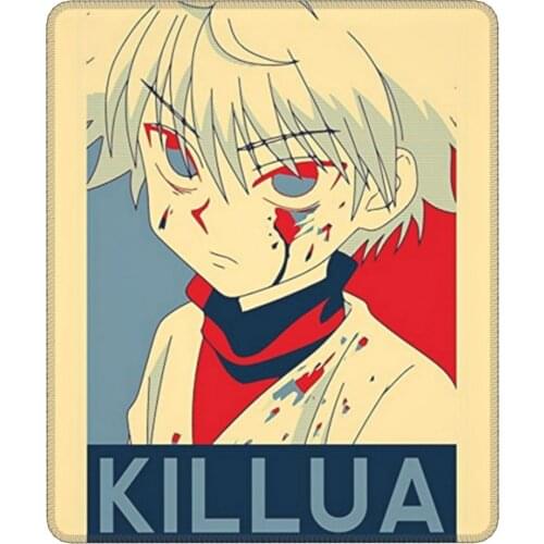 Hunter X Hunter Killua Zoldyck Cool Mouse Pad HXH Anime Waterproof MousePad Natural Rubber Computer Keyboard Desk Pad
